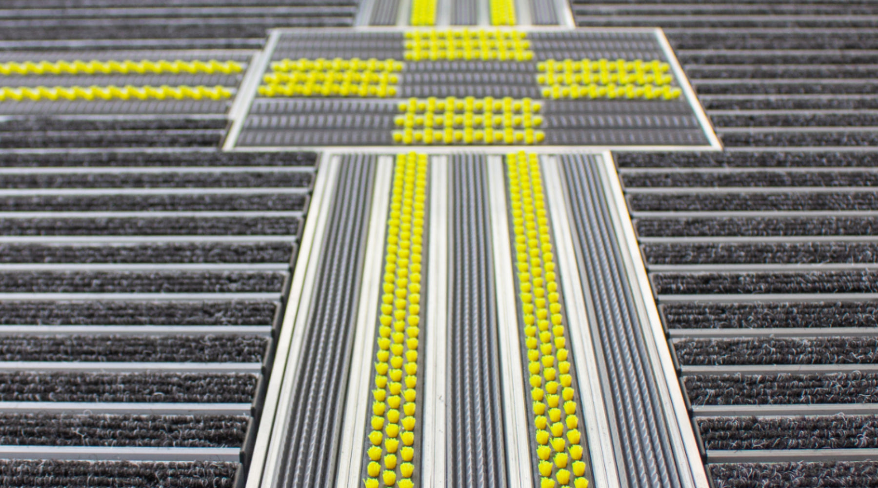 Nahaufnahme von Blindeneitsystem