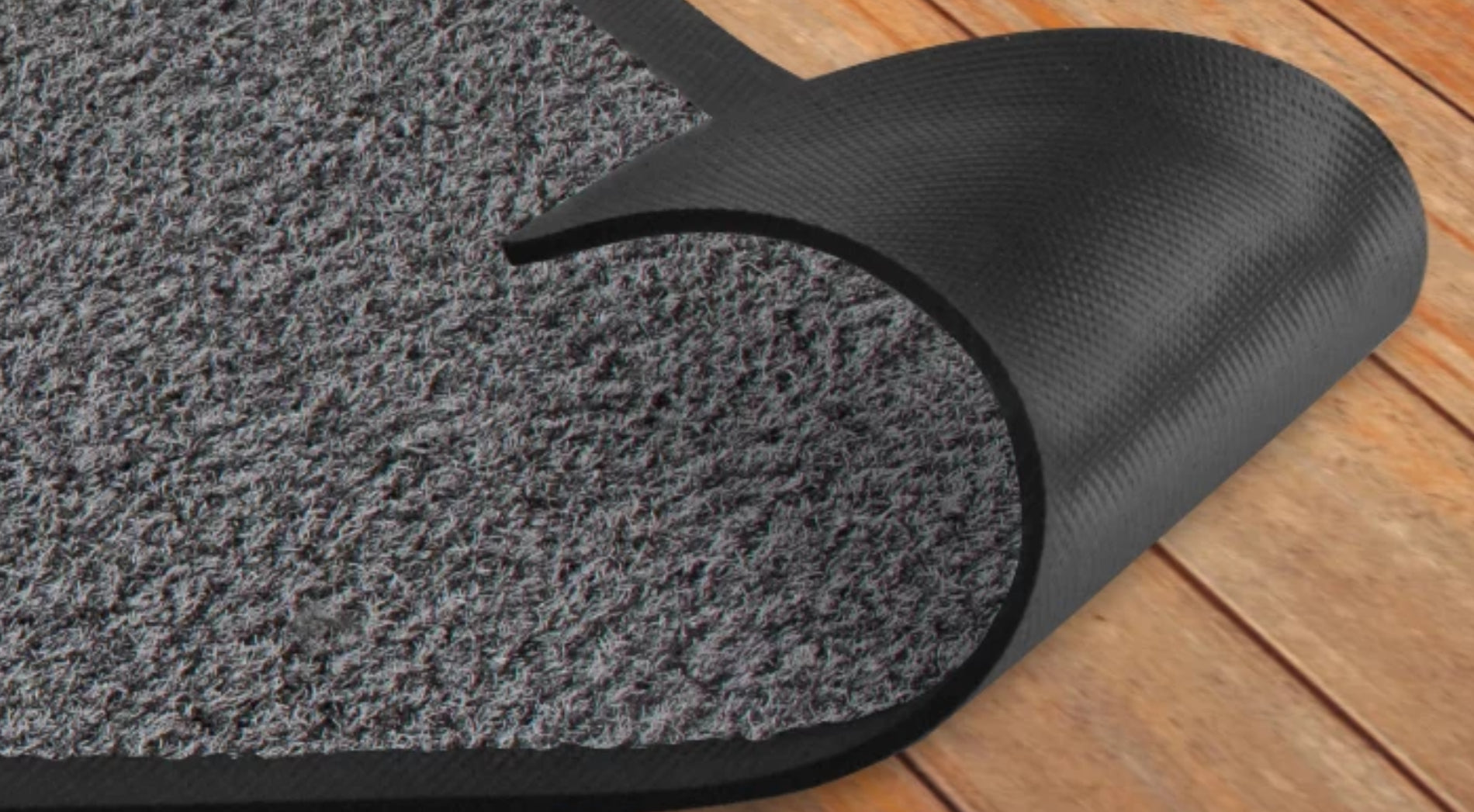 Unterseite einer rutschhemmenden Schmutzfangmatte