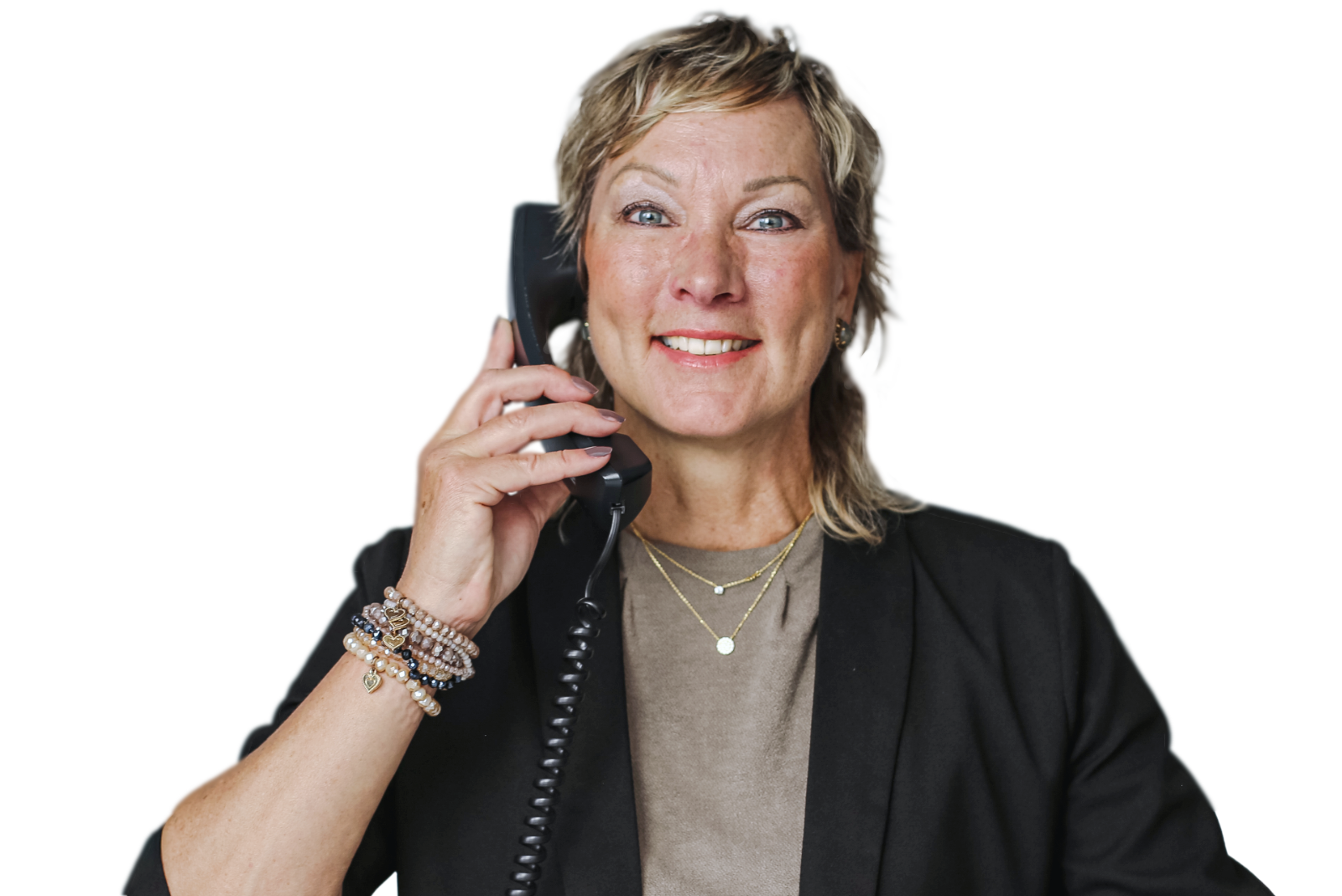 Service Mitarbeiterin am Telefon