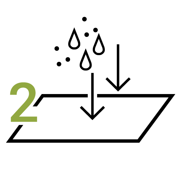 Icon Sauberlaufzone Fussmatten Zone 2