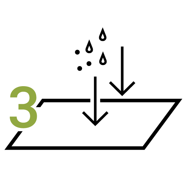 Icon Sauberlaufzone Fussmatten Zone 3