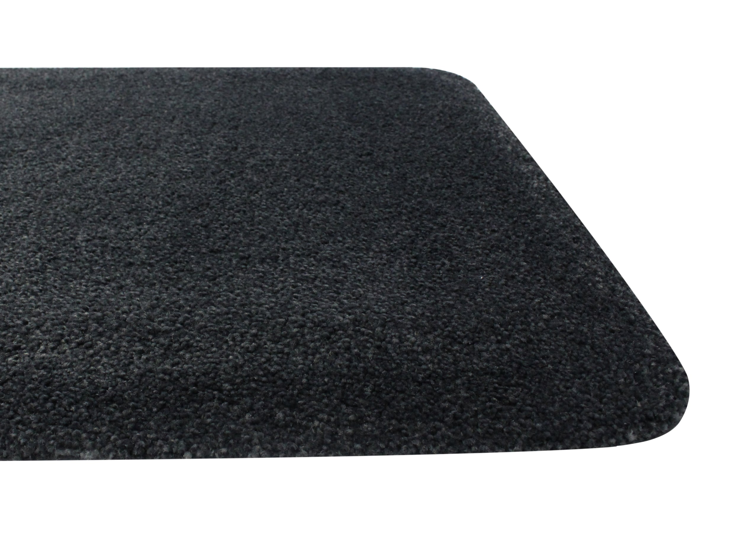 Nahaufnahme der ergonomischen Arbeitsplatzmatte mit Teppichoberfläche Ergo Office