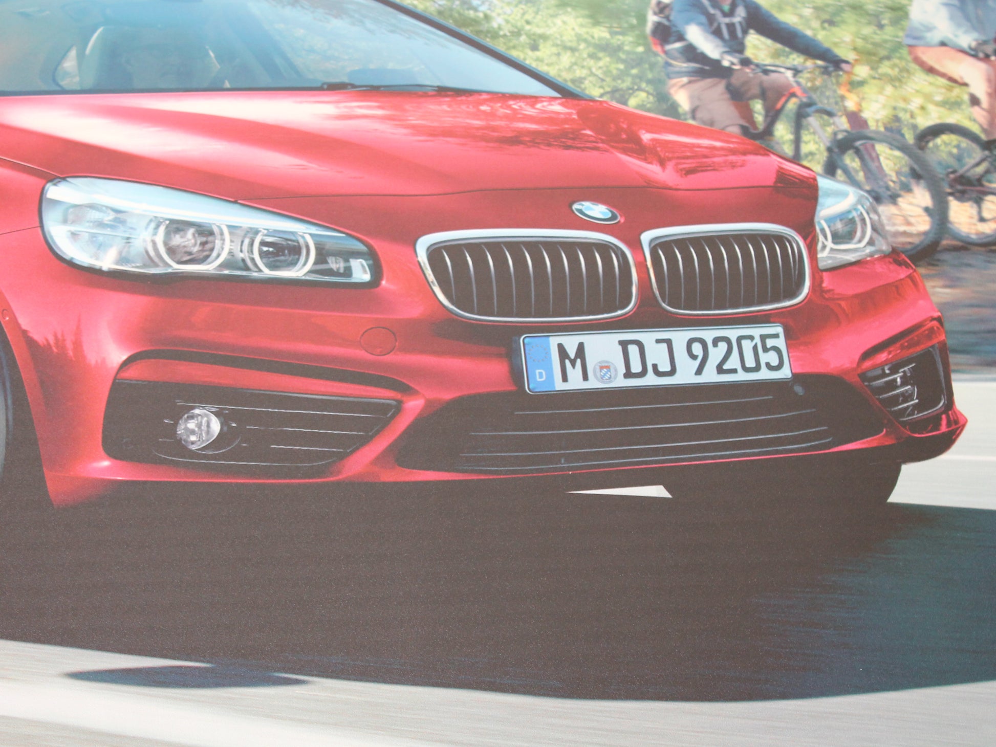 Nahaufnahme eines fotorealistisch aufgedruckten Motivs auf dem Werbeteppich Promobase