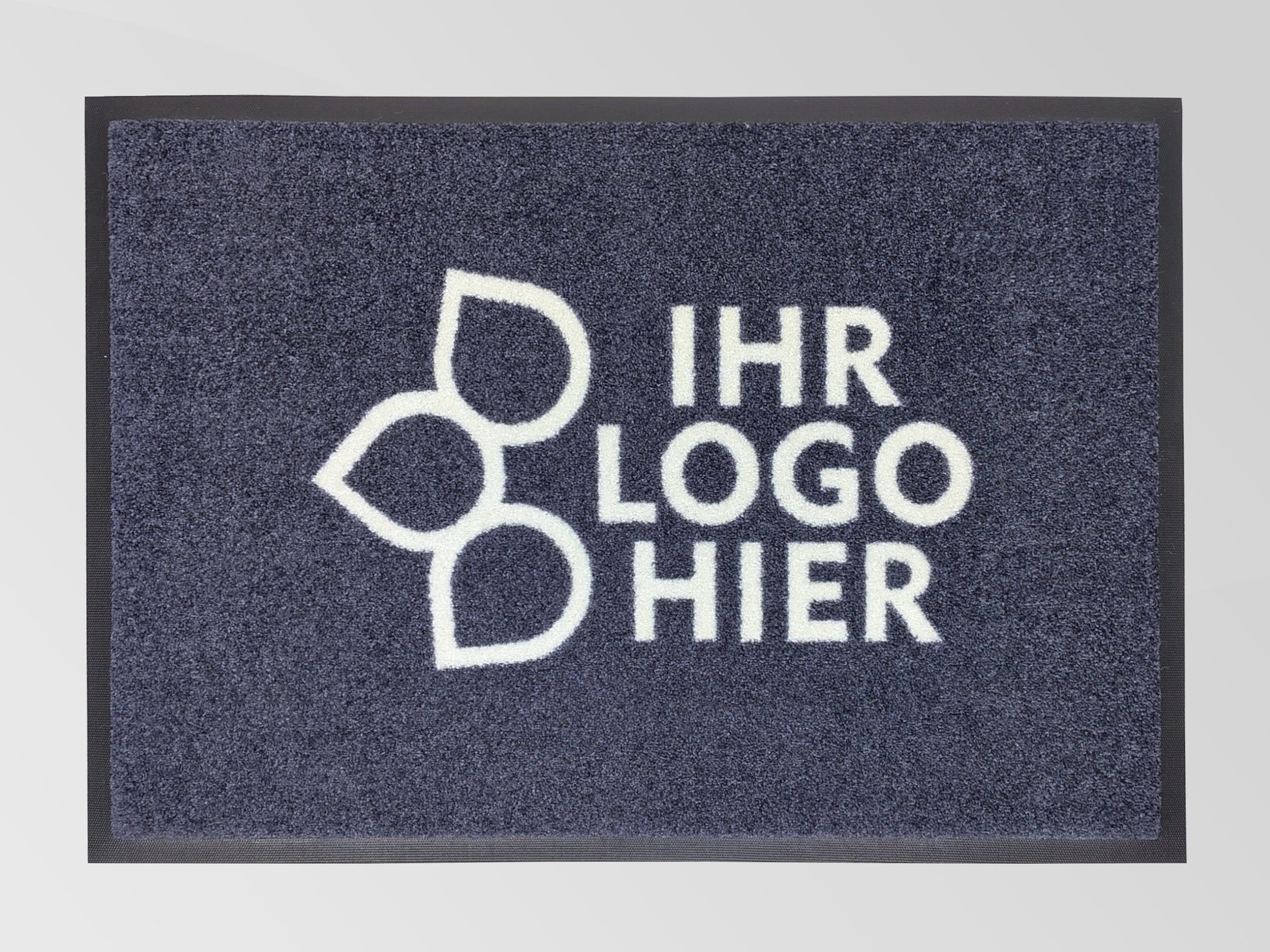 Logomatte von oben mit dem Schriftzug: Ihr Logo hier