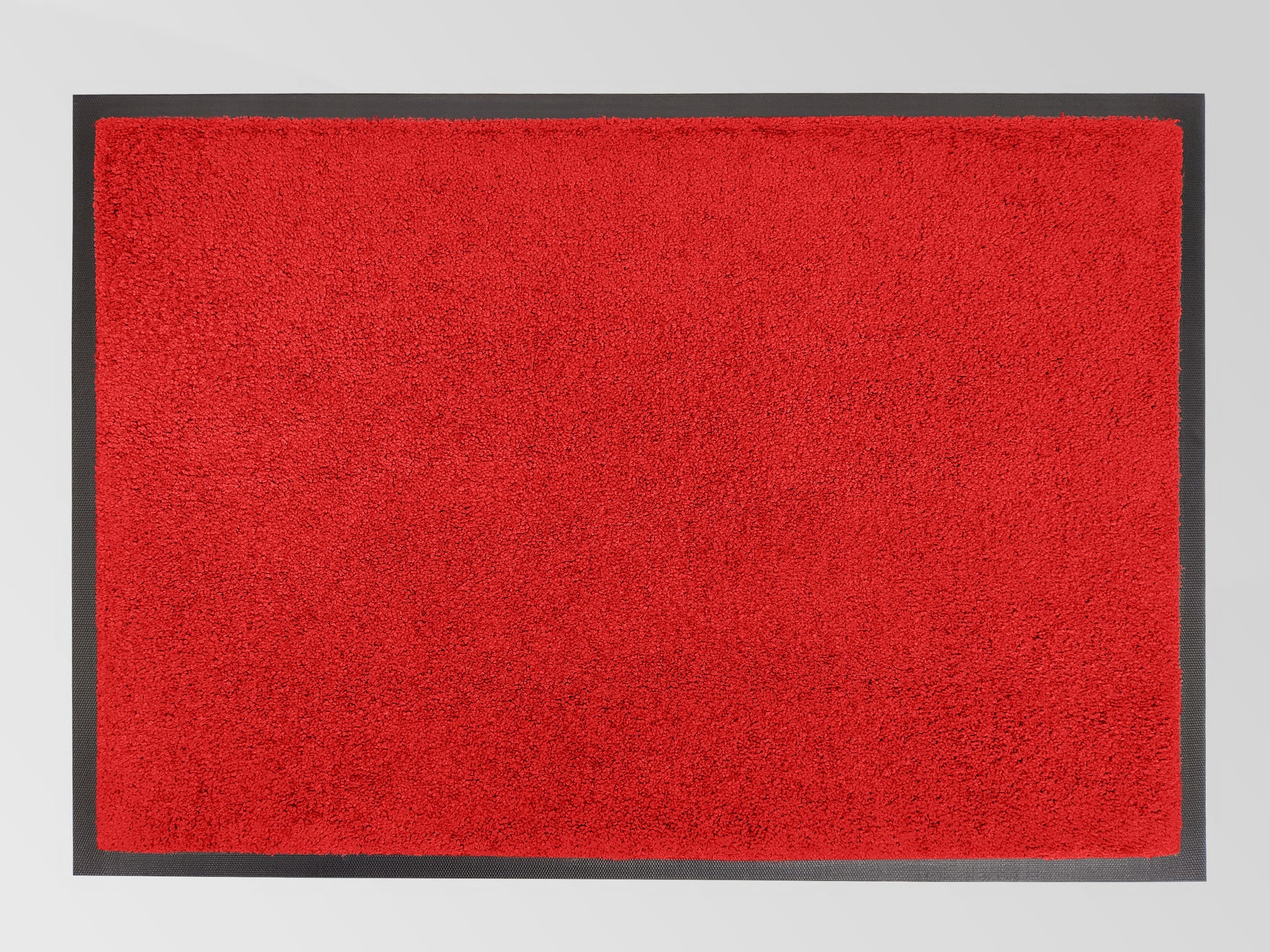 Schmutzfangmatte farbintensiv waschbar bis 60 Grad in rot