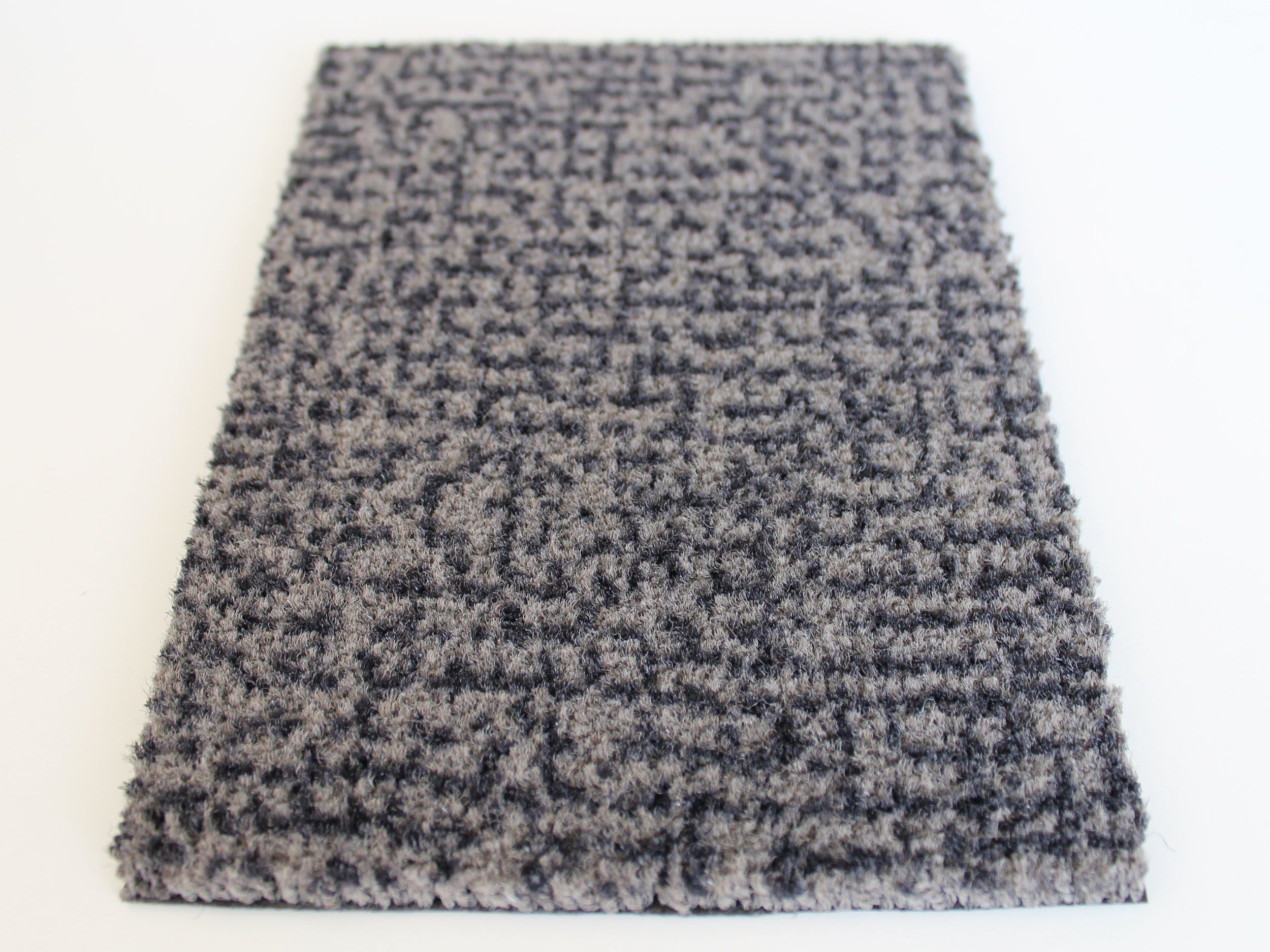 Schmutzfangmatte aus Tufting Velour in Grau meliert