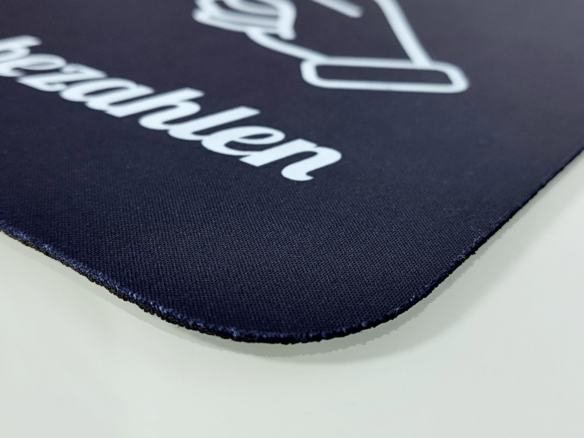 Rand einer Thekenmatte als Nahaufnahme