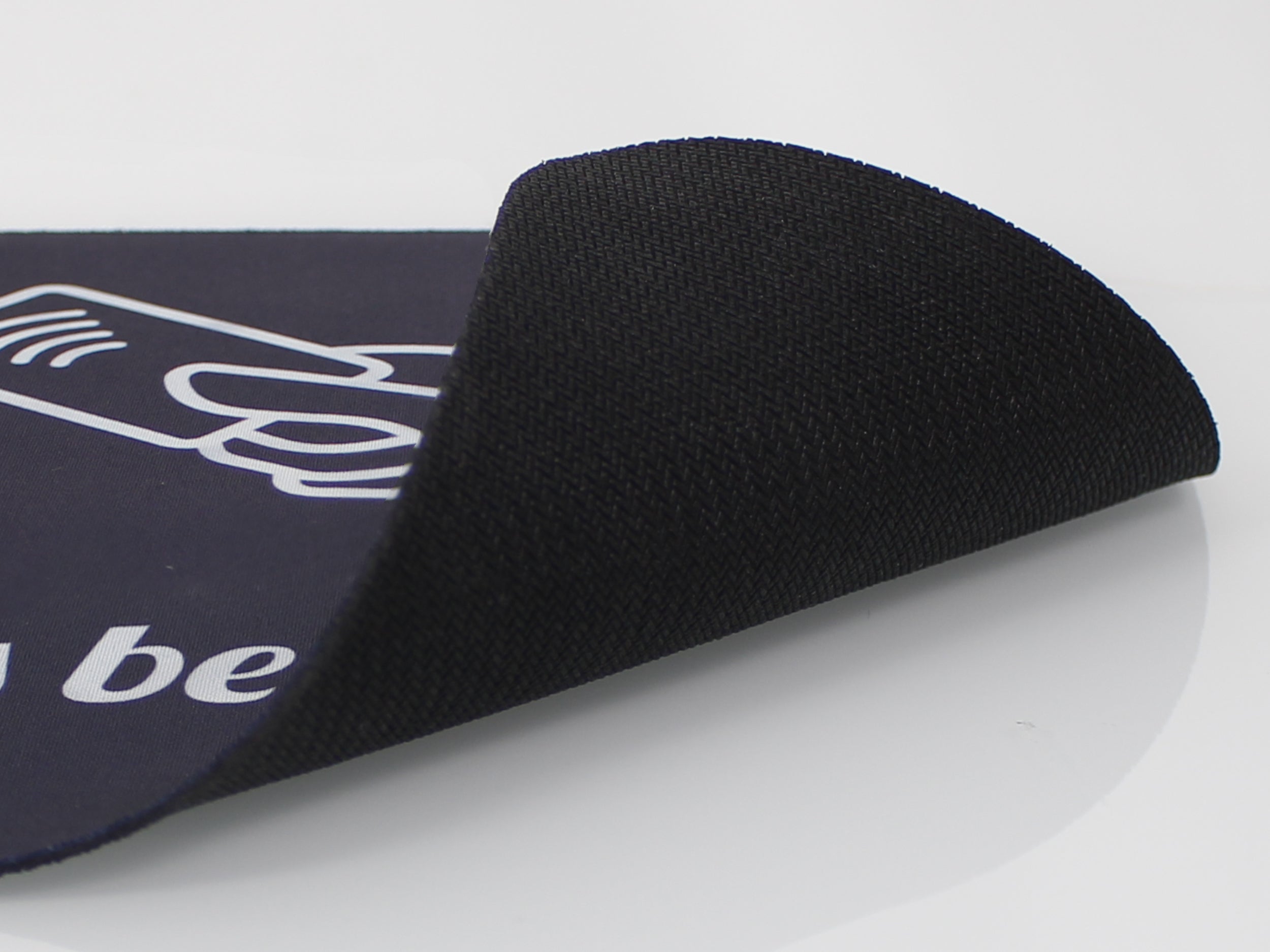 Rückseite einer Thekenmatte aus rutschfesten Material