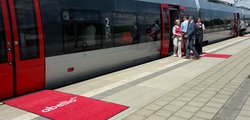 Teppich mit Abellio Logo von entrada Fußmatten