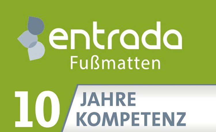 entrada Fußmatten 10 Jahre Kompetenz