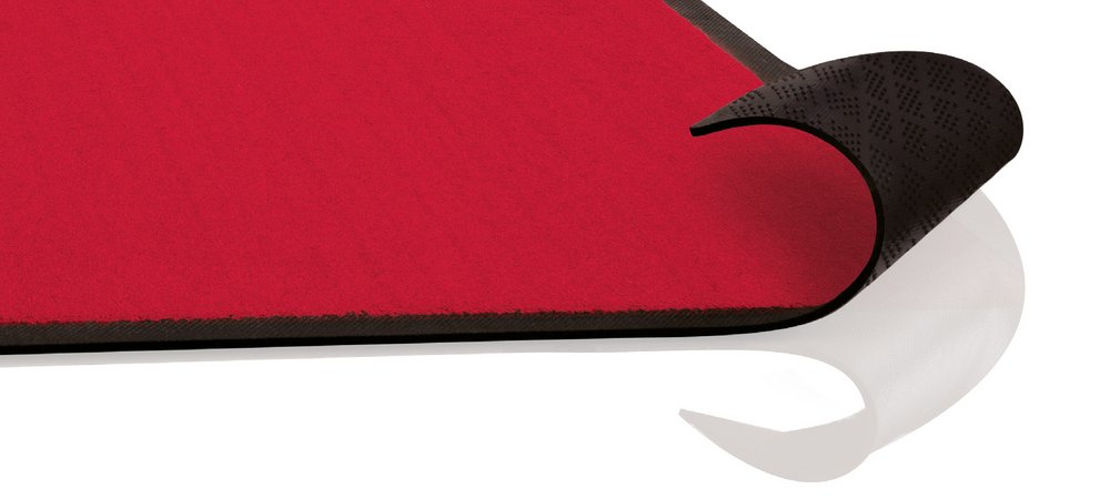 Fußmatte für draußen in rot
