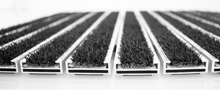 Eingangsmattensystem Brush Profilansicht