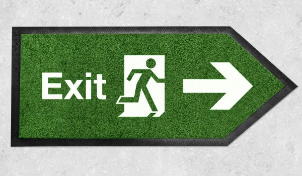 bedruckte-fussmatte-sonderform-exit