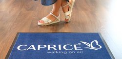 Caprice Werbung auf Teppich von entrada Fußmatten