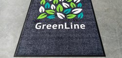 Logomatte Recycling IndiLine GL auf Betonboden